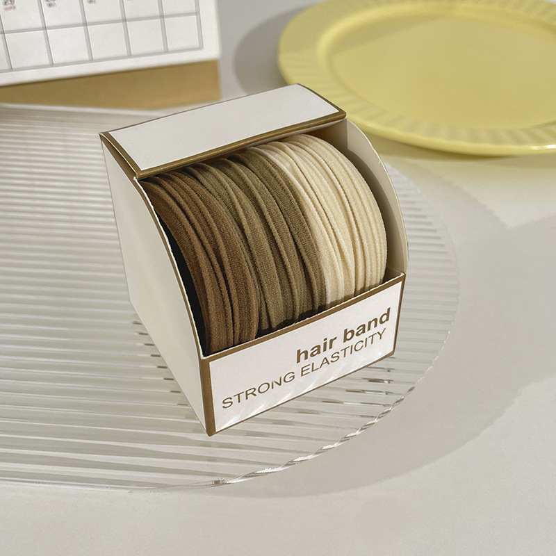 Banda de pelo grueso elástico de las mujeres cuerda de pelo lazo banda de goma del pelo