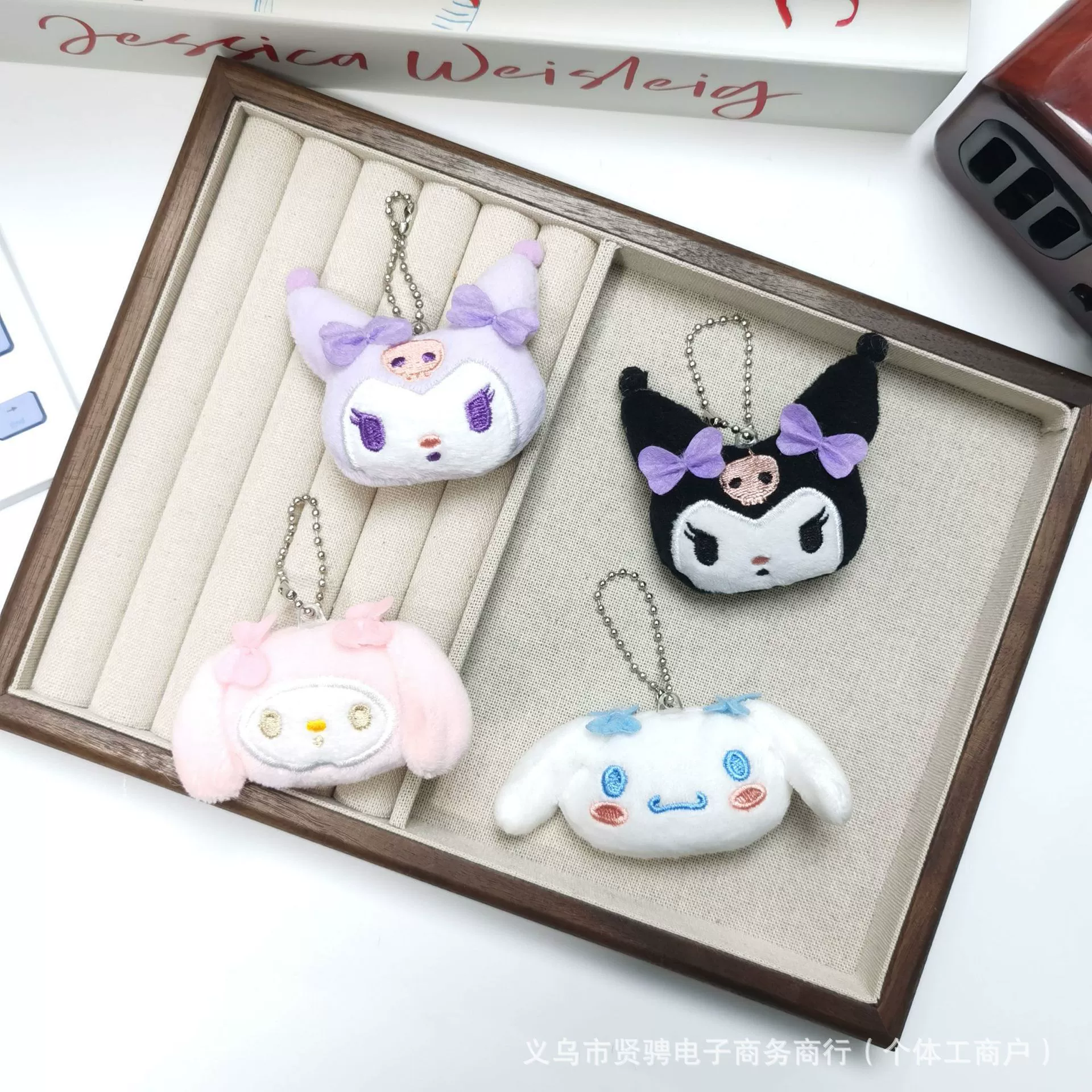 Милый персонаж Sanrio, кукла, мультяшный брелок, плюшевый подвес, подарок на день рождения