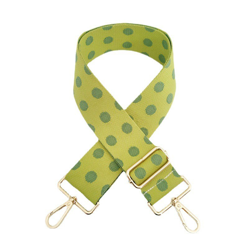 112g Weight Sling Strap Type Bag Strap/Shoulder Strap Bags Type Casual Occasion Polyester cotton Material Polka Dots Pattern Women'S Gender Fashion Style New Color Polka Dot Wide Shoulder Strap Adjustable One-shoulder Crossboby Bag Accessories Long Strap Burden Reduction Replacement Purse Chain 10