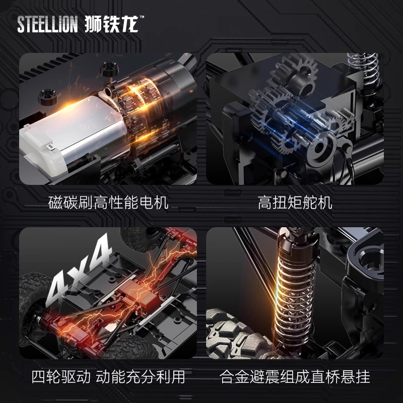 Jeep, SUV, professional toy car, four wheel drive transport, remote control, can climb 3