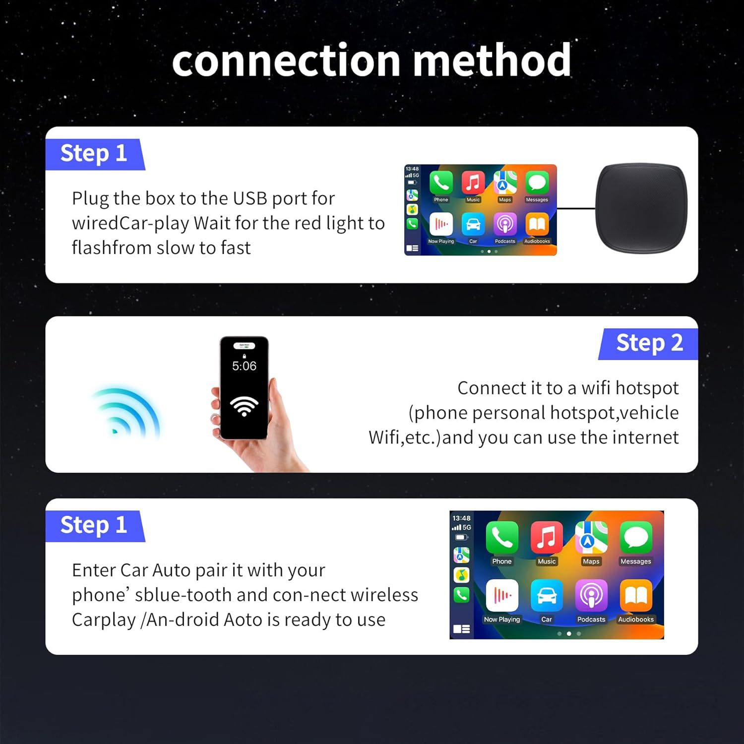 Carplay Ai Box Android Auto Wireless Carplay Conversion Supports Youtube Netflix