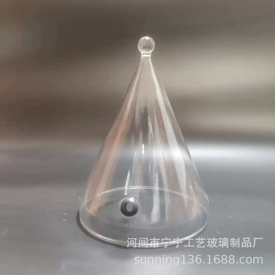 Glass smoke cover spot wholesale factory direct supply hotel supplies creative glass dry ice tableware dustproof and fresh cover