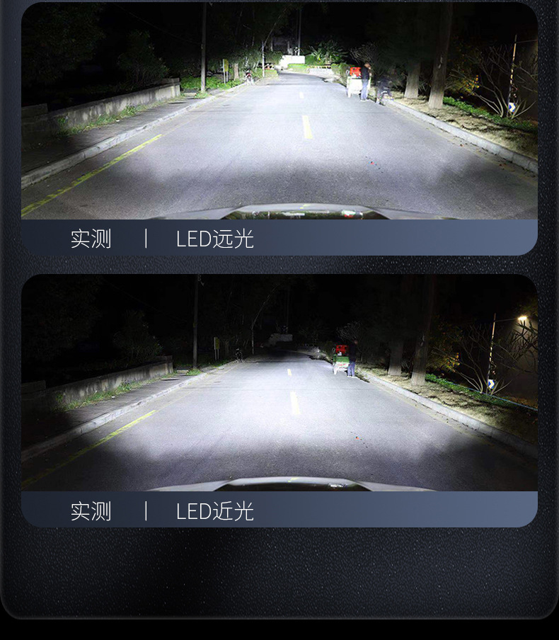 Cross-border new car led headlight in-line H7 H11 9005 super bright 1:1 non-destructive installation H4 far and near light
