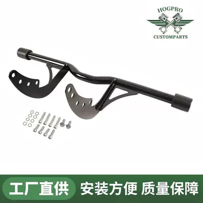 Harley soft tail 18 years street bully Luwei series fat bully breakthrough modified new front word bar anti-fall bar