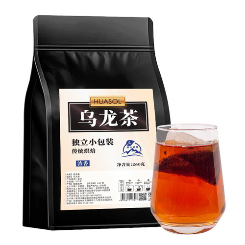 Charcoal roasted black oolong tea bagged strong flavor oolong tea independent small bag tea bag oolong tea tea bag
