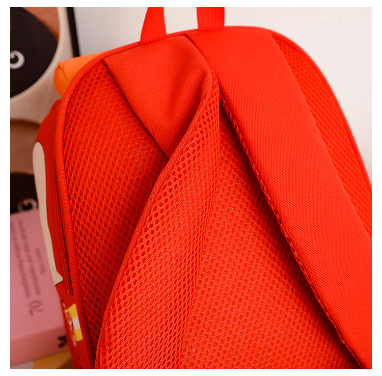 Unisexo Grande Nylon Dibujos Animados Lindo Cuadrado Cremallera Mochila Con Cremallera display picture 31