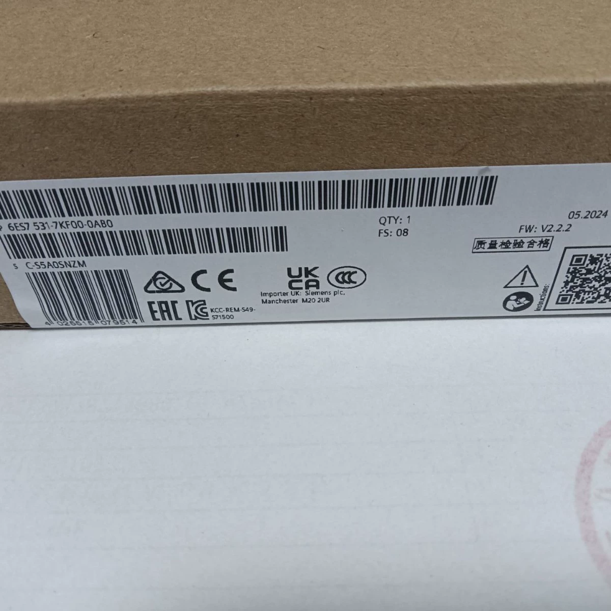 Новый оригинальный модуль ПЛК Siemens 6ES7193-6BP00-0BA0