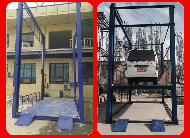 New vehicle maintenance hydraulic four-post lift large load cargo lifting platform car lift