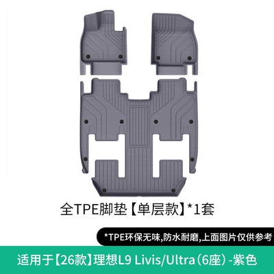 Modelə uyğun ayaqaltı | Mats and Trunk Mat - 26-models-of-ideal-l9-livisultra-single-layer-floor-mats-purple