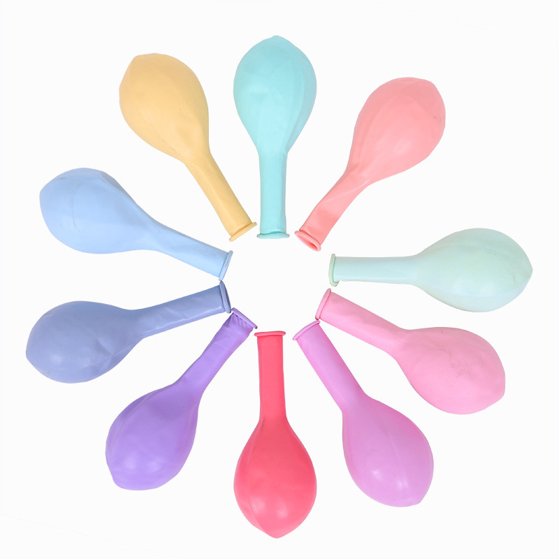 Macaron transfronterizo al por mayor globo de látex Macaron grueso de 10 pulgadas globo de color mixto globo de decoración de boda