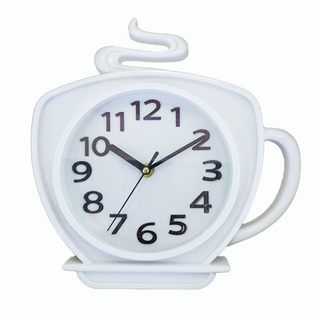 Reloj de pared moderno con diseño cartoon retro - Movimiento de cuarzo silencioso con segundos continuos - Fuente clara - Para decoración personalizada