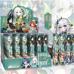 TNT Teen Top Blind Box Push Pen Celebrity Cartoon Animation Student Writing Black Signature Water Pen 