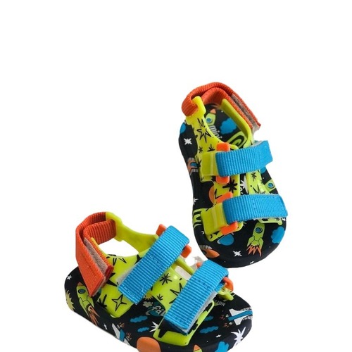 Melissa children's shoes 2024 new Melissa children's sandals flat Velcro canvas boys and girls jelly shoes