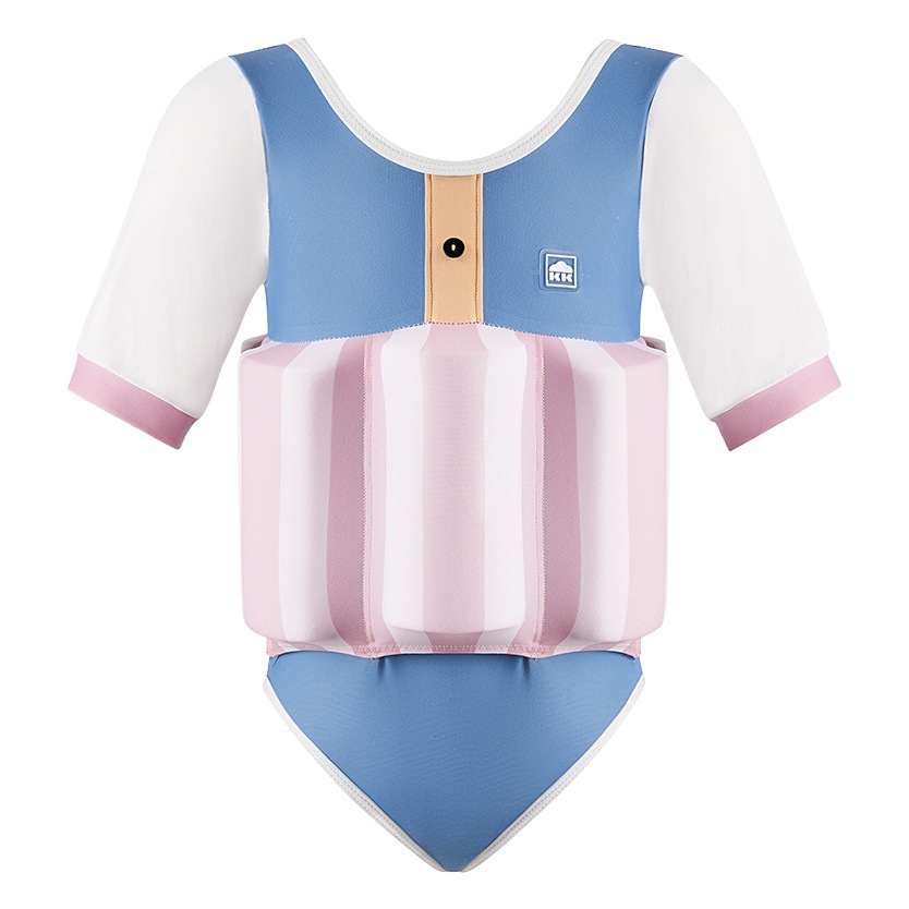 KK Árbol de los niños flotabilidad traje de baño niñas niños clase Un bebé protector solar resistente al cloro viene con traje de baño de flotabilidad