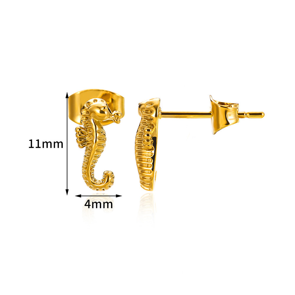 5g Weight 0.03µm-0.05µm Gold Plating Thickness PVD Coated Gold Plating Process 304 Stainless Steel Ear Needle Material 18K Real Gold Plated Plating Material Pearl Inlay Material Ear Studs Classification 18K Gold Plating Color 1 Pair Quantity Daily Occasion 304 Stainless Steel Material Tortoise, Hippocampus, Shell Pattern Women's Gender Simple Style Style Waterproof Non Tarnish, Inlay Craft PVD Coated Real Gold Plated 18K Gold Tortoise Hippocampus Shell 304 Stainless Steel Simple Style Waterproof Non Tarnish Ear Studs 13