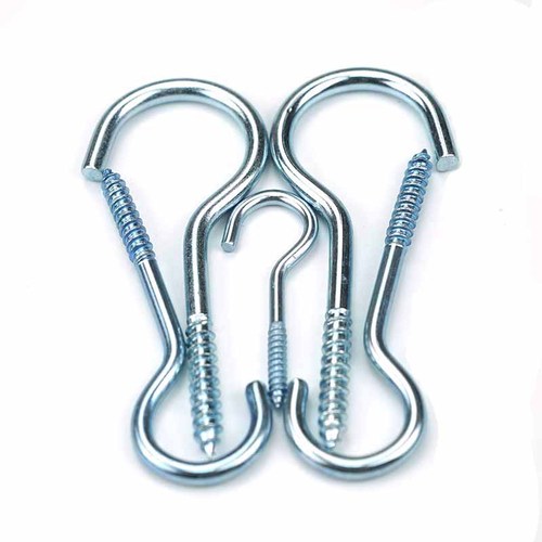 Manufacturer sells and supplies lamp hook, iron question mark hook, sheep eye hook, wooden tooth self-tapping screw 1#-24#
