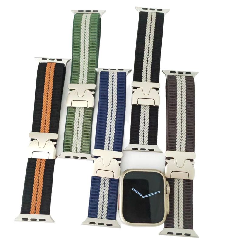 適用アップルapplewatch10パラシュートバックルナイロン編組ファーウェイgt3サムスンiwatch腕時計バンド|undefined