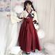 Hanfu Women's Collar Skirt Student's Ancient Costume Long Fairy Daily Costume Wide Sleeve Chinese Style Kimono