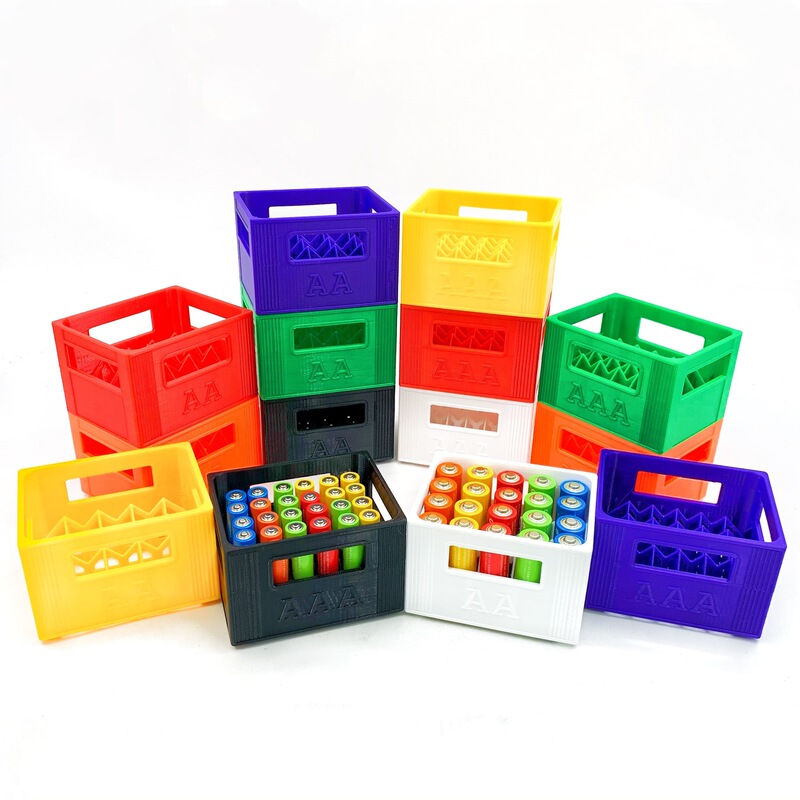 Cross-Border New Product Battery Box with Large Capacity and Compartments for Organizing Aa and Aaa Batteries, Household Storage and Display Cross-Border New Product Battery Box with Large Capacity and Compartments for Organizing Aa and Aaa Batteries, Household Storage and Display