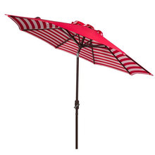 定制防水户外遮阳沙滩庭院中柱伞保安亭伞手摇太阳伞桌子伞直杆伞