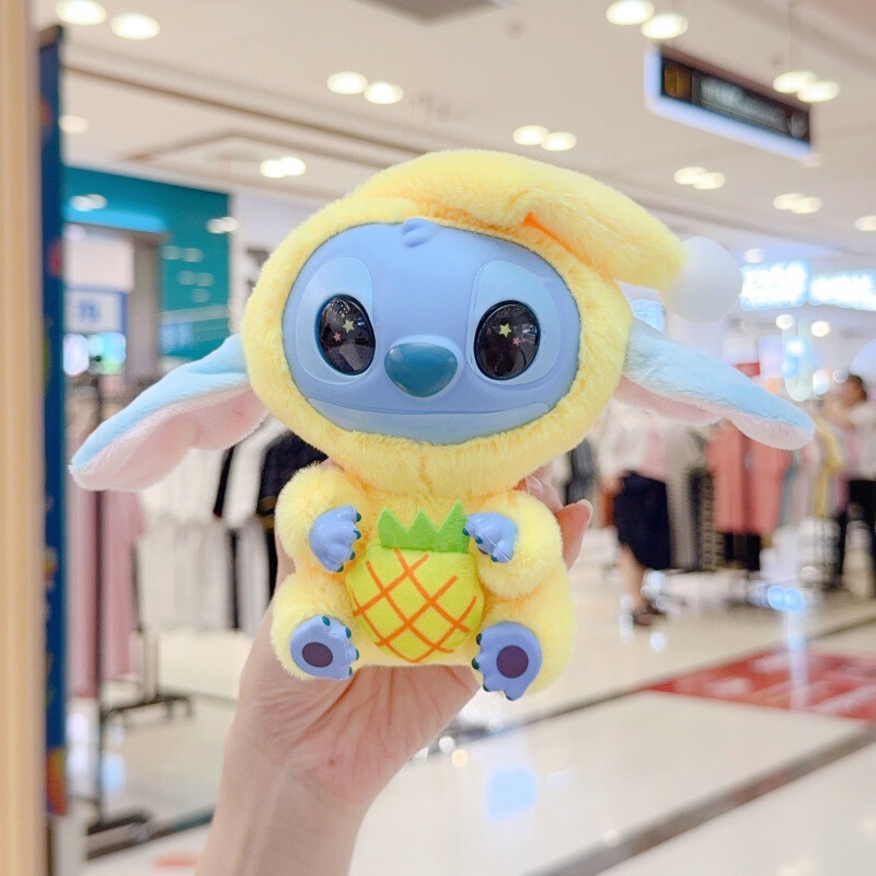 可爱萌音乐史迪仔挂件毛绒玩具公仔史迪奇包包挂饰钥匙扣娃娃玩偶|undefined