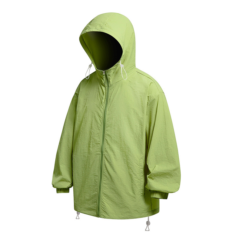 Verano fino al aire libre frío anti-ultravioleta UPF50 ropa de protección solar de pesca suelta ropa de protección solar chaqueta de hombre personalizada image 12