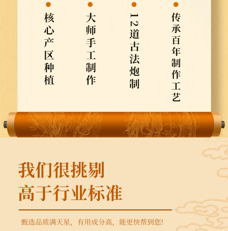 Huazhou Tangerine Peel Slices Hua Ju Hong 125g Aged Whole Fruit Slices Traditional Herbal Tea overview