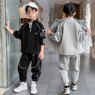 男童运动套装春秋2026新款儿童学院风秋季衣服洋气大童秋装两件套