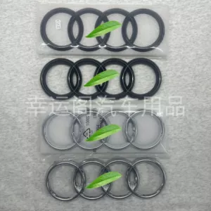 Audi A3/A4L/A5/A6L/A7/Q2L/Q3/Q5L Dörd Halqalı Qara Emblem