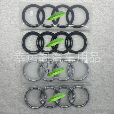 Suitable for Audi Car Logo Modification A3/A4L/A5/A6L/A7/Q2L/Q3/Q5L Four-Ring Black Warrior Front and Rear Emblems