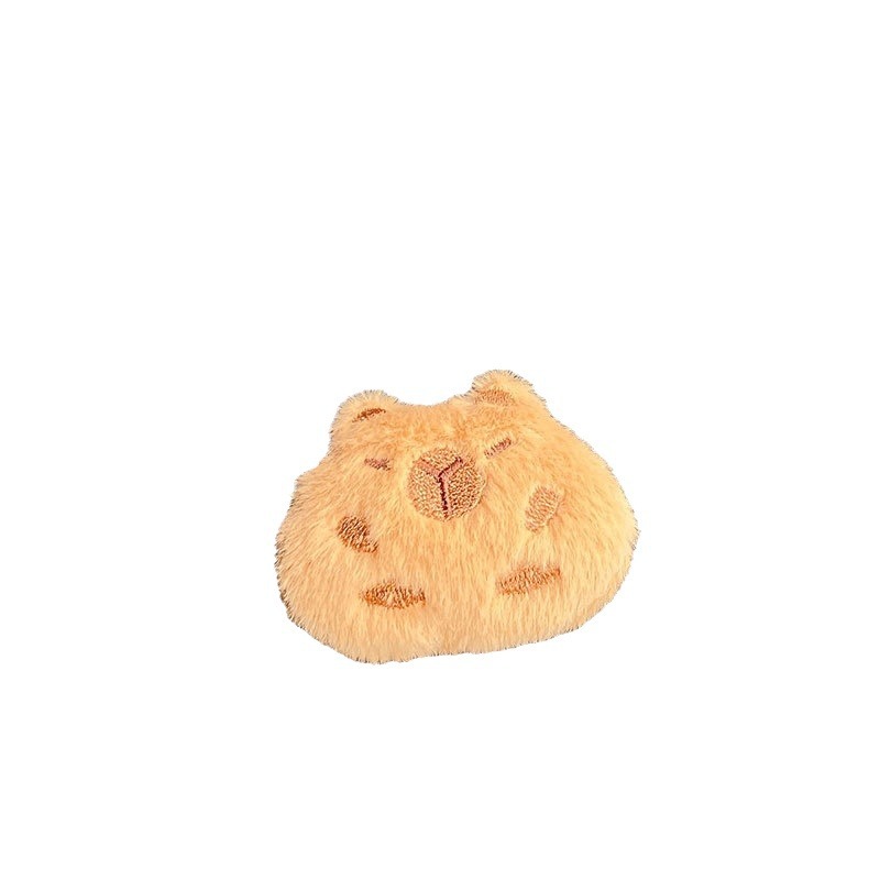 Accesorios de muñecas pequeñas Kapibala de felpa de dibujos animados lindo pez globo rojo muñeca bolsa accesorios para sombreros accesorios