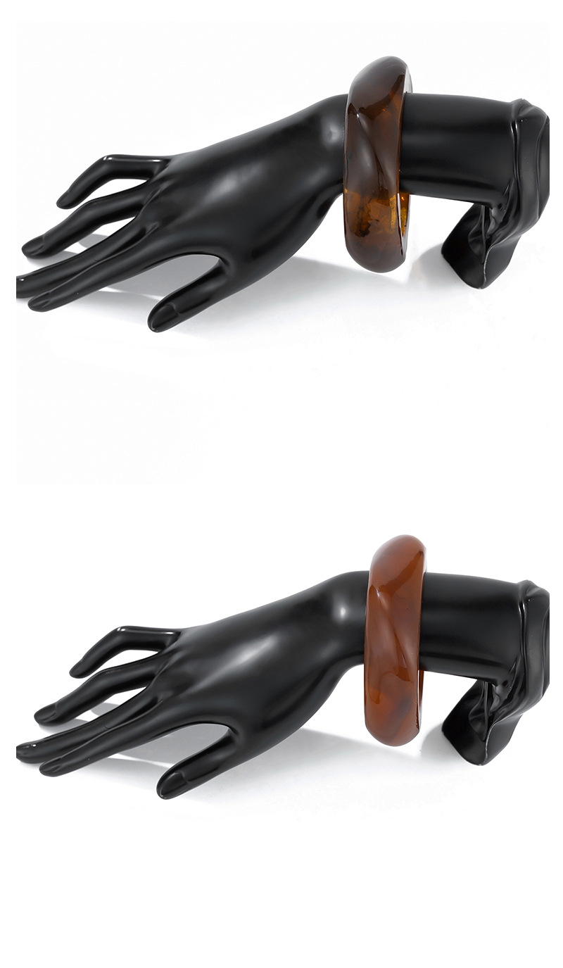 Retro Geometric Acrylic Bangles Wholesale display picture 8