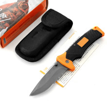 贝尔BG户外野营水果刀随身便捷注塑手柄折叠刀露营便携可折叠