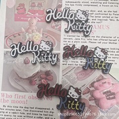 卡通英文字牌树脂配件 diy手工发夹冰箱贴手机壳洞洞鞋服饰