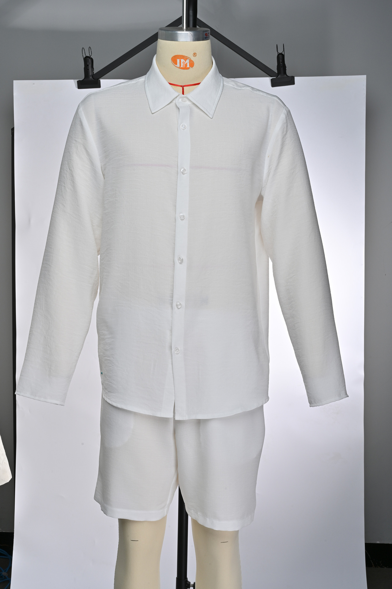 Ensemble chemise et short décontracté chic pour homme été_voghion.com