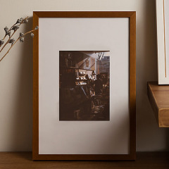 畫展實木大相框掛牆20寸24寸36寸16來圖任意尺寸裝裱畫框外框框架