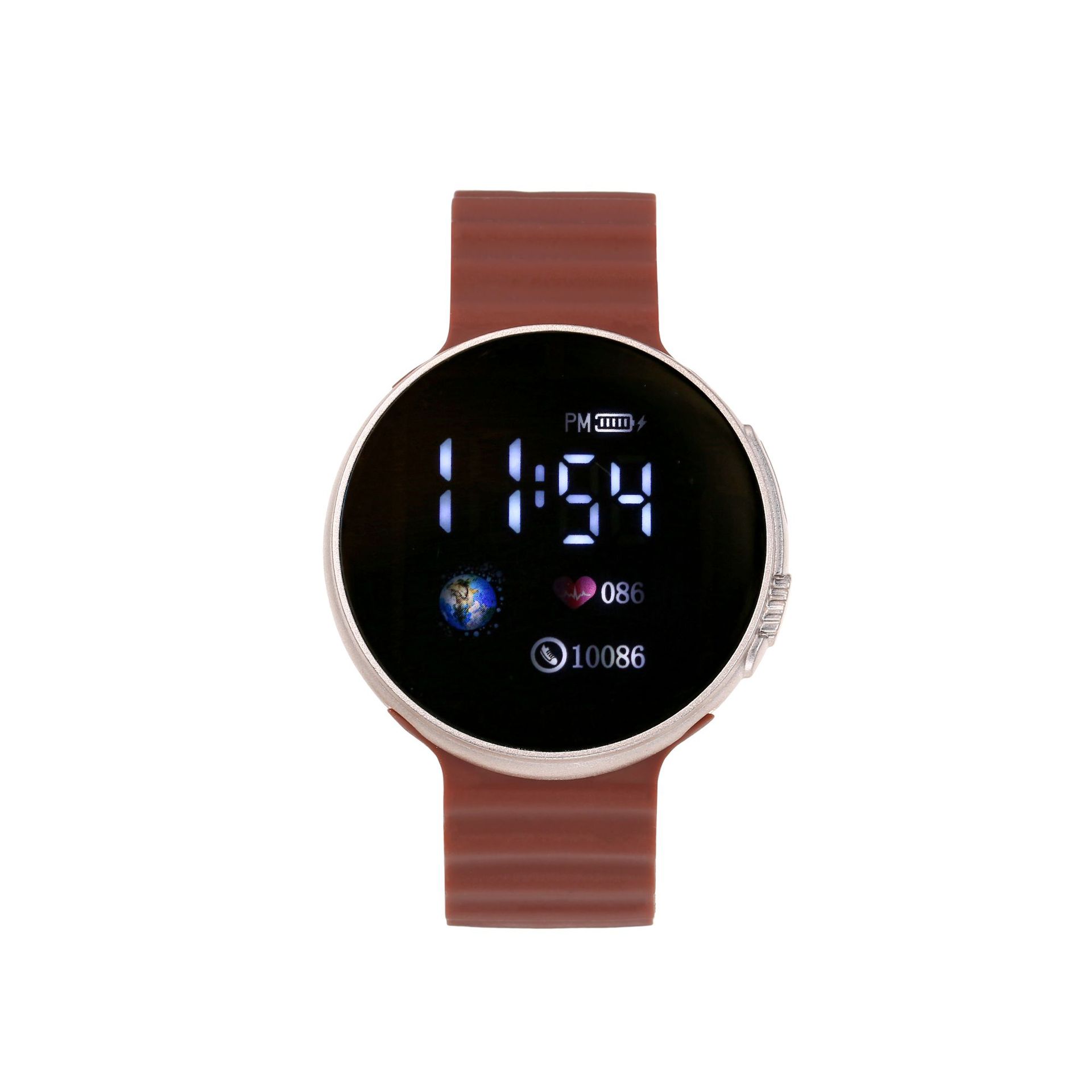 2024 nuevo reloj deportivo de color macarrón de la serie de la tierra de la serie de la tierra de la moda simple venta directa de fábrica al por mayor