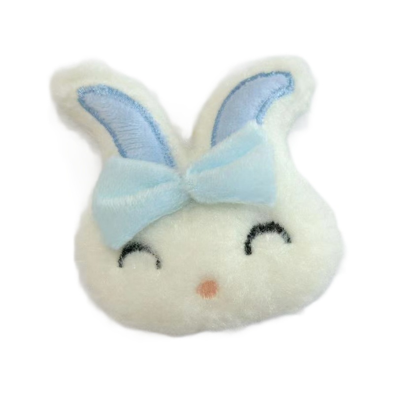 Caricatura grande peluche lindo conejo muñeca pin bolsas escolares bufandas decoración accesorios de ropa