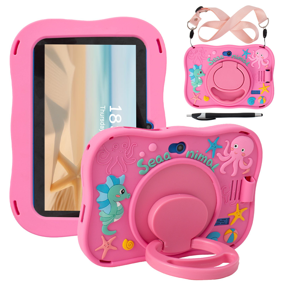 Q88 Marine Animal Children's Tablet 7inch Wifi Version 6+128 Android 16 Early Education Parental Control in Stock