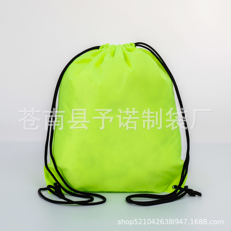 210d bolsa de cordón de poliéster en stock con cordón de hombro bolsa de almacenamiento transfronteriza mezclar y combinar traje de poliéster bolsa de cordón