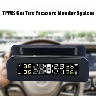 External Q 10% off Stacked Hidden Car Solar Wireless Tire Pressure Monitoring System with Human Voice and High Precision for Cars
