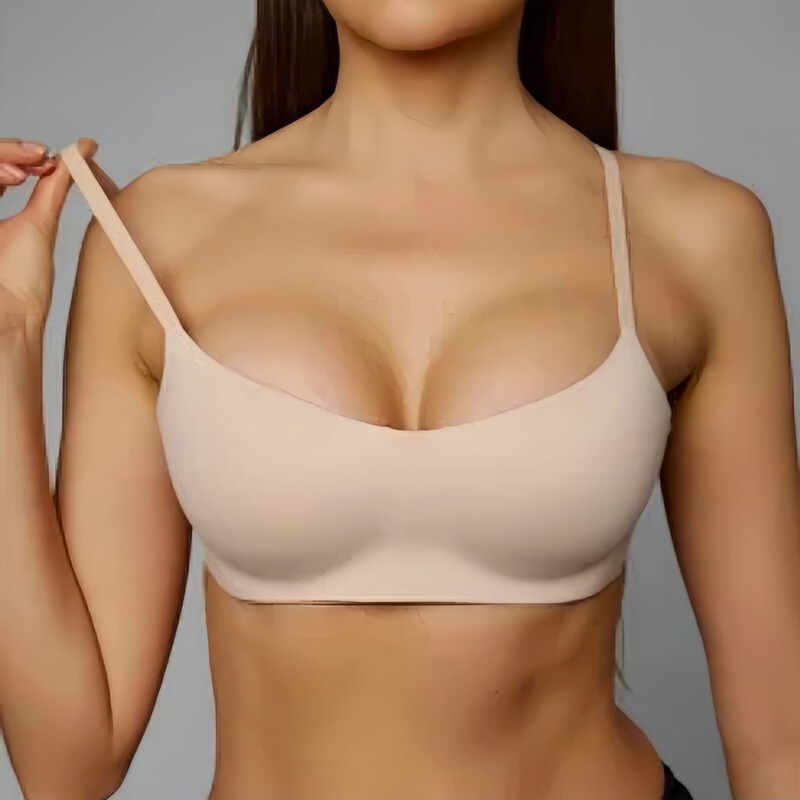 Cross-Border Trade Hot-Selling Seamless Wireless Anti-Sagging Bra for Women with Side Support and Comfortable Design