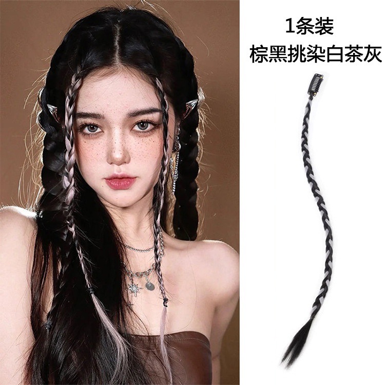 2025 nueva peluca de comercio exterior transfronterizo Europa y América damas Qi Liuhai corto recto Bo Bo Bo cabeza de cabello BOBO cabello red mujer