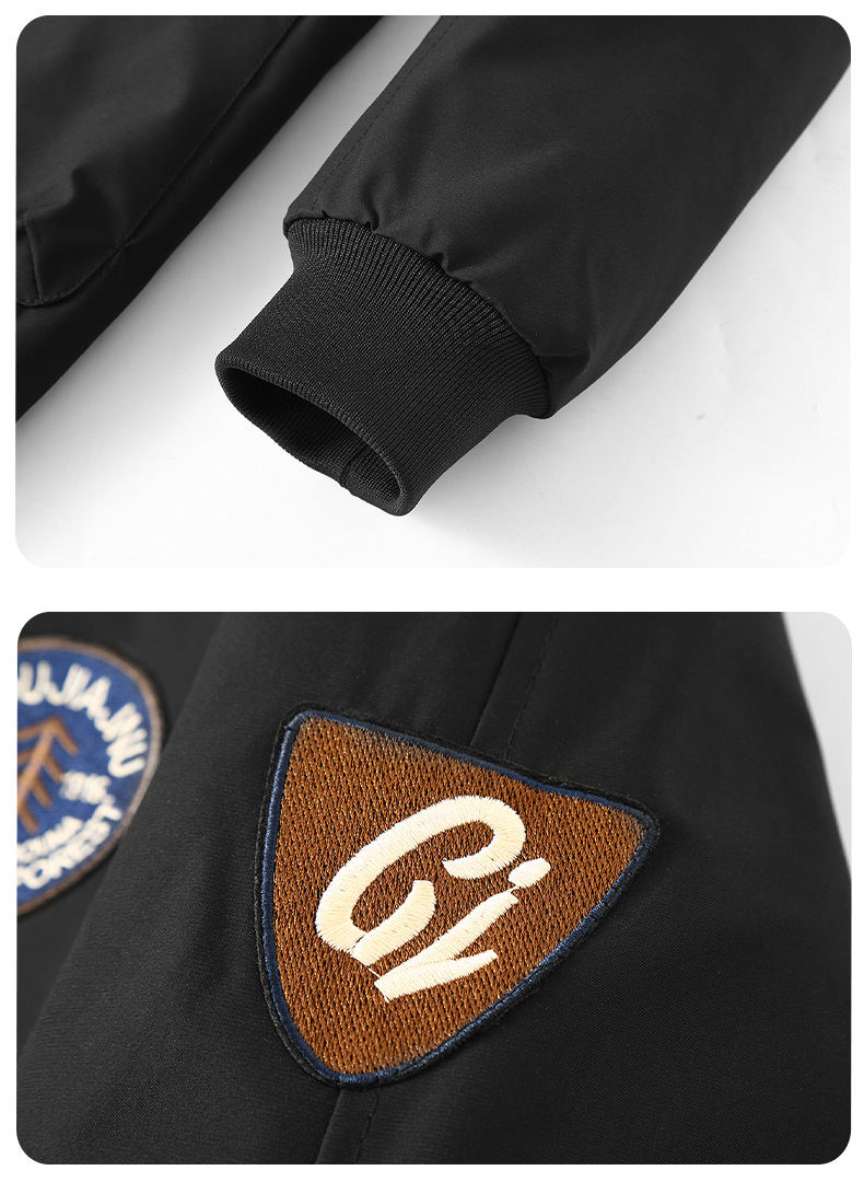 Men's Clothing Winter Cotton Plus Size Men's Jacket Trendy All Match Leisure Plus Fat Plus Fat Workwear Baseball Jacket_viptrois.com