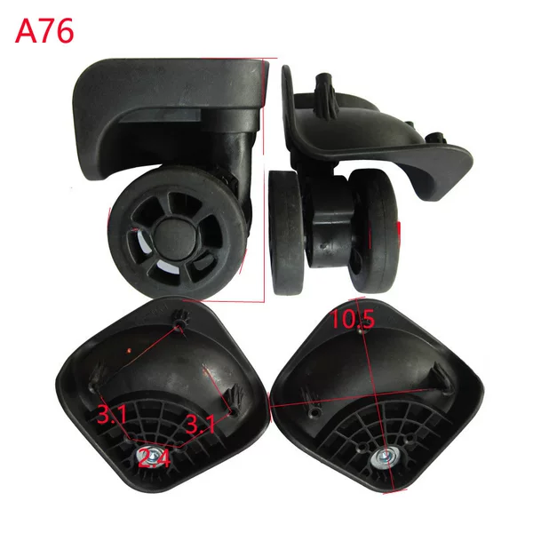 A76 Double-Row Wheel Trolley Suitcase Luggage Aluminum Frame Box Universal Wheel Password Box Caster Wheel Roller