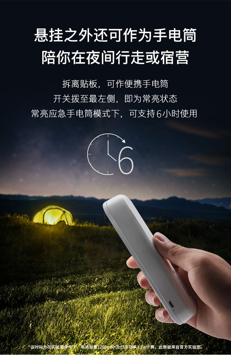 智能人体感应灯led小夜灯磁吸橱衣柜楼道无线夜灯u