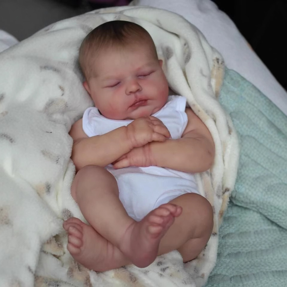 19 pulgadas Tessa Dormido simulación bebé renacido muñeca transfronteriza e-commerce nicho suministro de una sola pieza de entrega