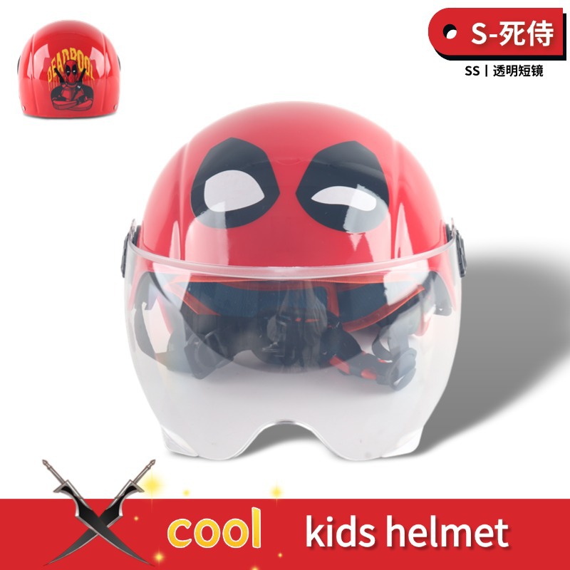 Comercio exterior transfronterizo lindo divertido casco para niños coche eléctrico al por mayor protección solar oso seguridad niño estudiante ciclismo casco