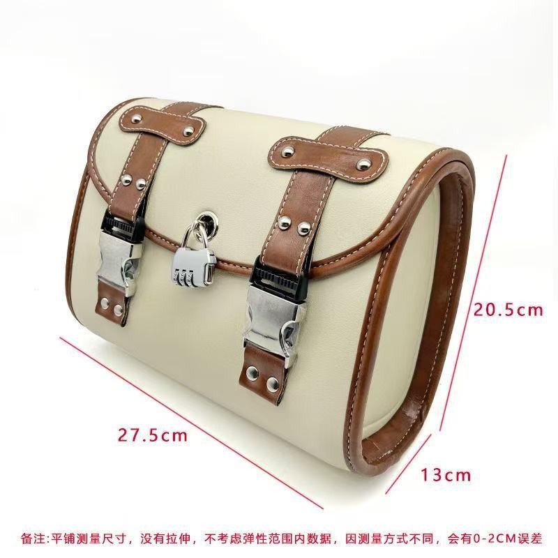 Motorcycle Electric Vehicle Modified Retro Universal Front Bag Side Bag Rear Bag Tool Bag Waterproof Decorative Bag