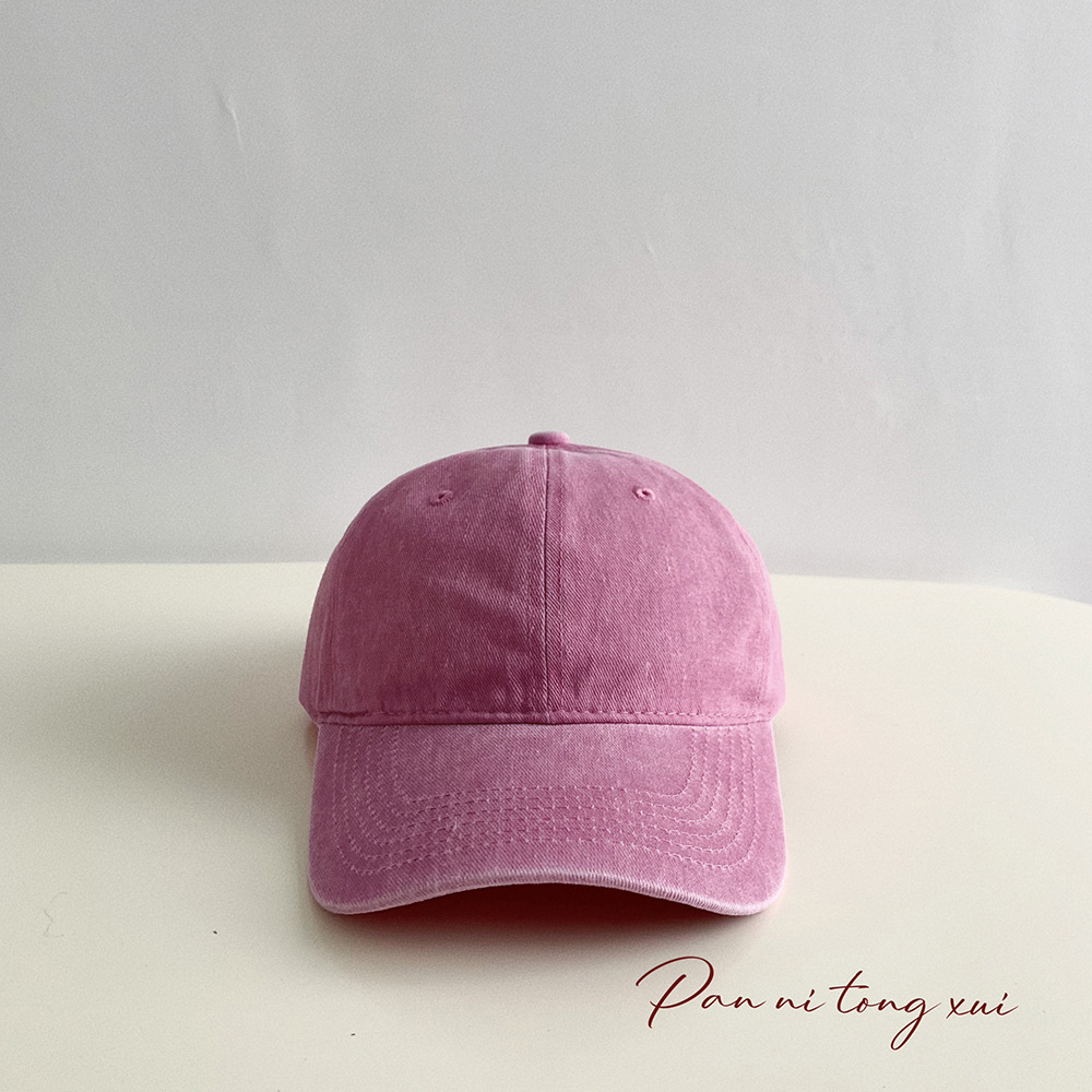 Gorras de béisbol unisex estilo coreano color sólido